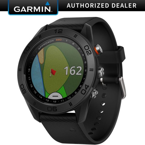 Garmin Approach S60 Golf Watch Black with Black Band Discount