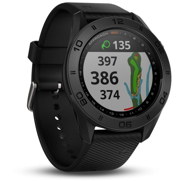 Garmin Approach S60 Golf Watch Black with Black Band Discount