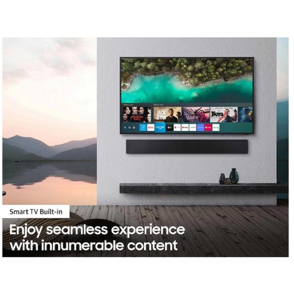 Samsung 65  The Terrace Full Sun Outdoor QLED 4K Smart TV w  Monster TV Wall Mount Kit on Sale