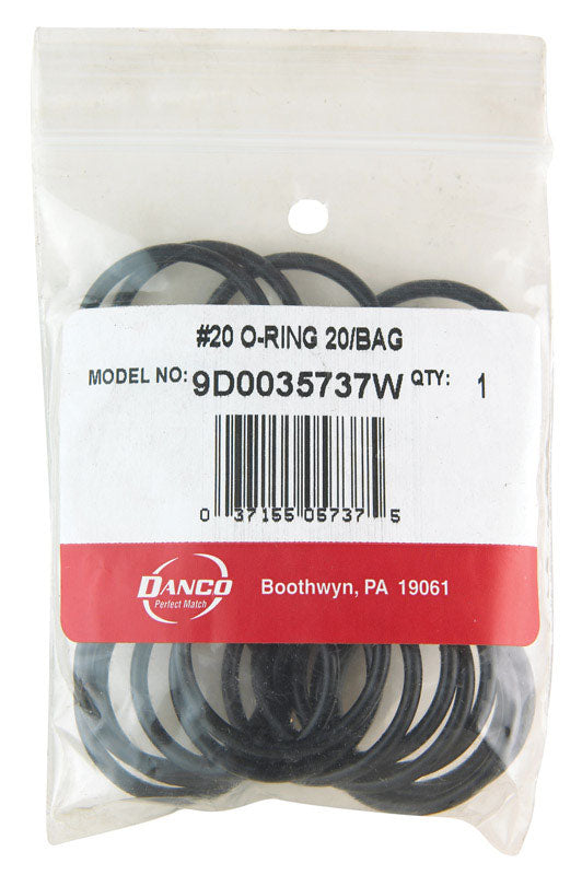 Danco 1 in. D X 1-3 16 in. D Rubber O-Ring 20 pk Fashion