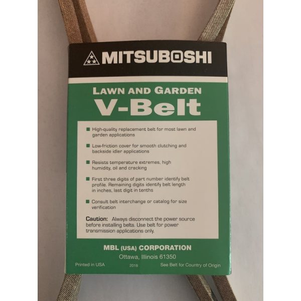 Mitsuboshi Super KB 4LK550 V-Belt 0.5 in. W X 55 in. L For Riding Mowers on Sale