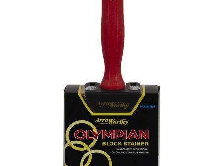 ArroWorthy Olympian 4 in. Flat Stain Brush Online Sale