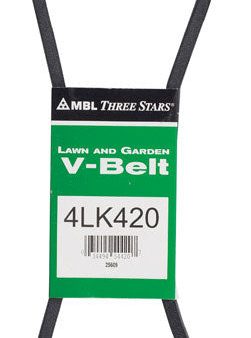 Mitsuboshi Super KB 4LK420 V-Belt 0.5 in. W X 42 in. L For Riding Mowers Online now