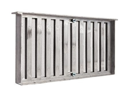 Master Flow 8 in. H X 16 in. W Mill Aluminum Foundation Vent on Sale