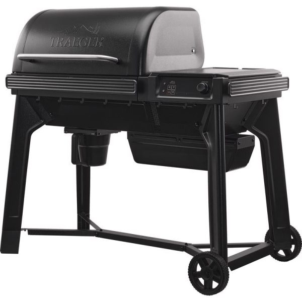 Traeger Woodridge Wood Pellet Grill Black Supply