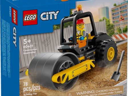 LEGO City Construction Steamroller ABS Plastic Multicolored 78 pc Supply