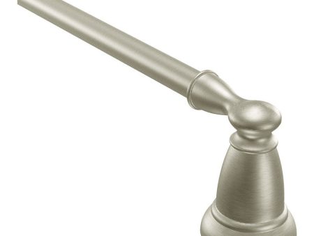 Moen Banbury Brushed Nickel Towel Bar 18 in. L Zinc For Sale