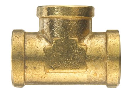 JMF Company 1 2 in. FPT X 1 2 in. D FPT Brass Tee For Sale