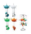 Alpine Assorted Ceramic Teacup Wind Chime Fashion