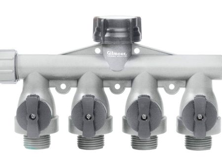 Gilmour 5 8 in. Polymer Threaded Male 4-Way Shut-off Valve Fashion