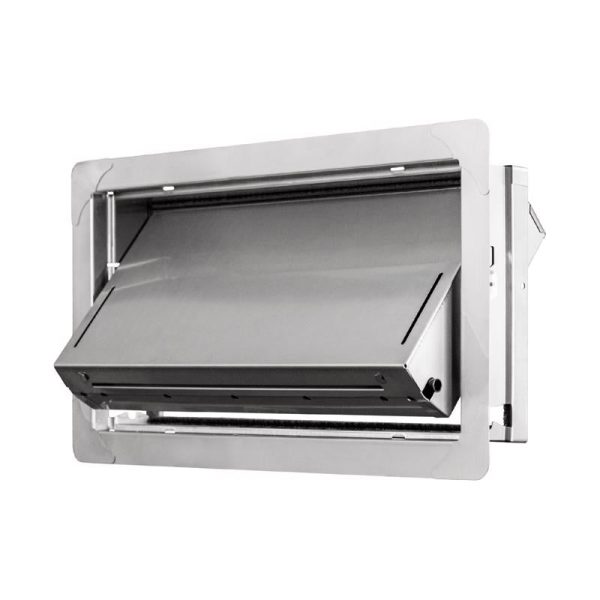 Smart Vent 8 in. H X 16 in. W Silver Stainless Steel Flood Vent For Sale