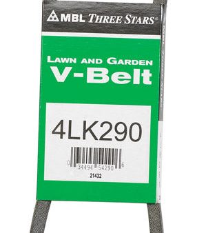 Mitsuboshi Super KB 4LK290 V-Belt 0.5 in. W X 29 in. L For Riding Mowers on Sale