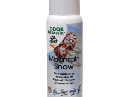 Odor Assassin Convenient Sprays Mountain Snow Scent Odor Control Spray 6 oz Liquid Supply