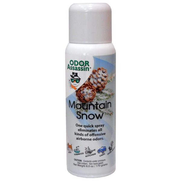 Odor Assassin Convenient Sprays Mountain Snow Scent Odor Control Spray 6 oz Liquid Supply