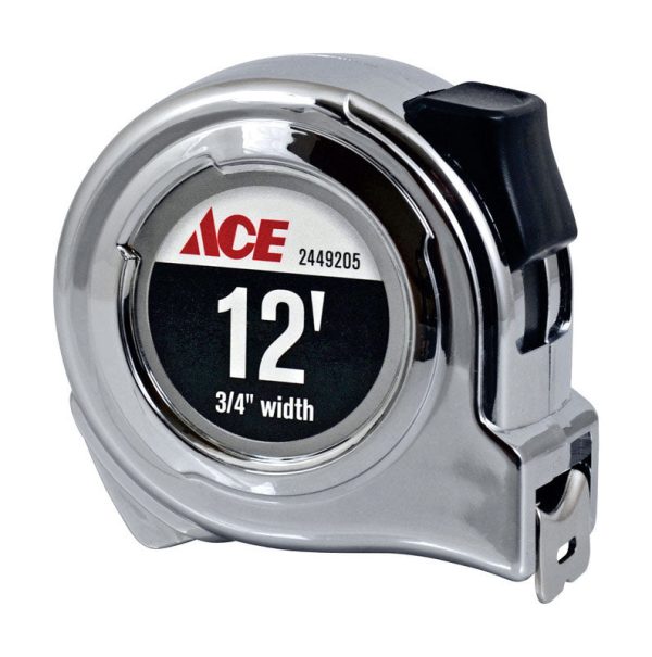 Ace 12 ft. L X 0.75 in. W Tape Measure 1 pk For Sale