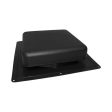 Master Flow 4 in. H X 18 in. W X 18.5 in. L Black Resin Roof Vent Cheap