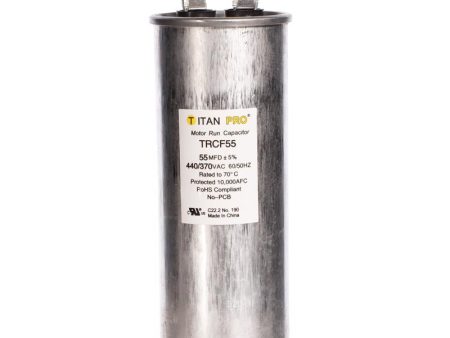 Titan Pro 55 MFD 440 V Round Run Capacitor For Sale