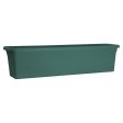 Rugg 11 in. H X 11 in. W Polyresin Window Box Green Discount