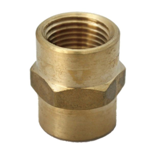 JMF Company 1 4 in. FPT X 1 8 in. D FPT Brass Reducing Coupling on Sale