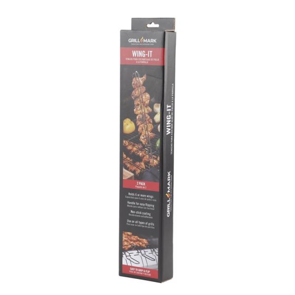 Grill Mark Steel Skewer 2 pk Fashion