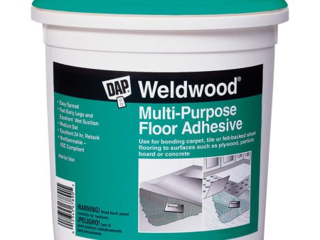 DAP WeldWood High Strength Synthetic Latex-Resins Floor Adhesive 1 qt on Sale