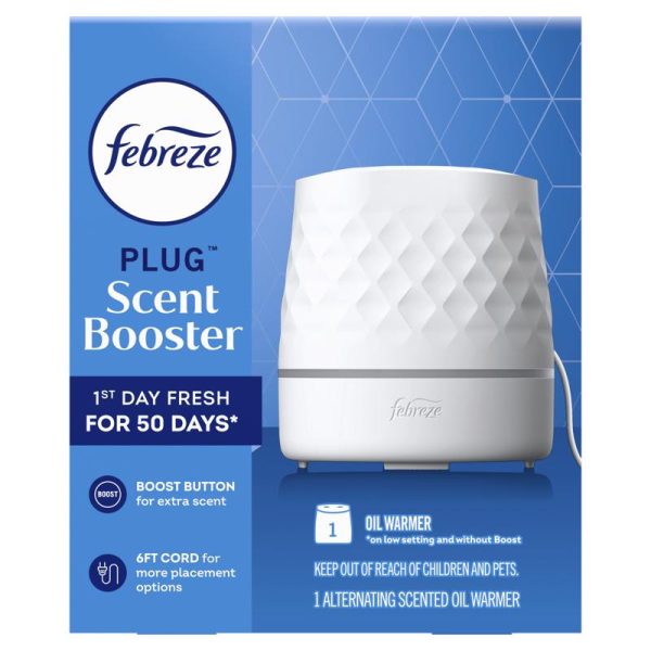 Febreze Plug Scent Booster Fresh Scent Air Freshener Oil Warmer Solid 1 pk Sale