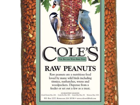 Cole s Assorted Species Raw Peanuts Wild Bird Food 10 lb For Sale