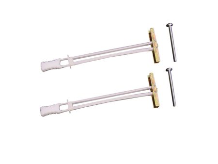 Easy Track 4 in. L Chrome Closet Toggle Bolt 2 pk Hot on Sale