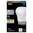 Feit A19 E26 (Medium) LED Bulb Adjustable White 60 Watt Equivalence 4 pk Sale