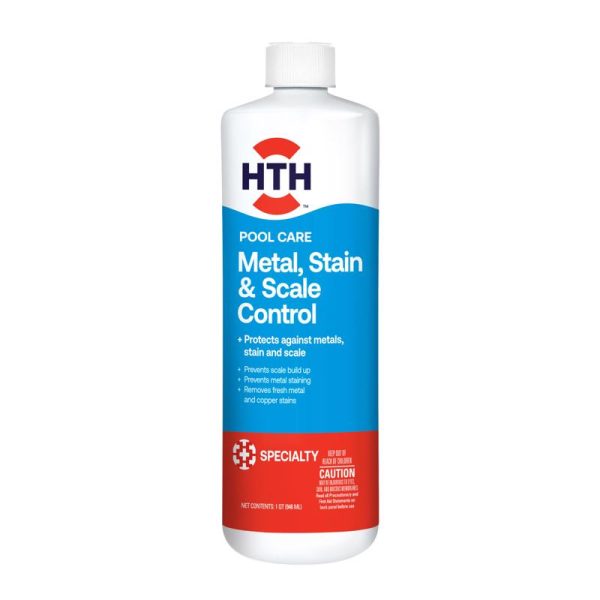 HTH Pool Care Liquid Metal & Stain Control 1 qt Online now