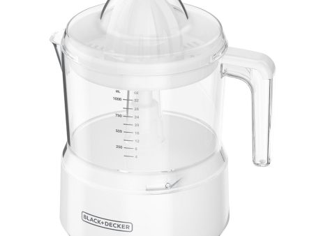 Black+Decker White Plastic Juicer 32 oz Hot on Sale