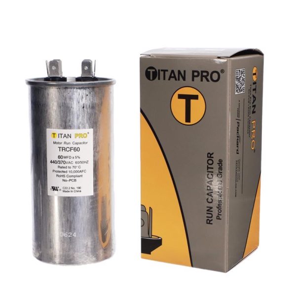 Titan Pro 60 MFD 440 V Round Run Capacitor Online