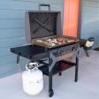 Blackstone 2 Burner Natural Gas Propane Outdoor Griddle with Hood Black Silver Online