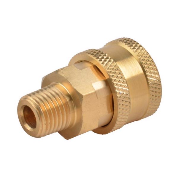 SurfaceMaxx 1 4-in Male NPT x 1 4-in Female Quick Connect Coupler 5500 psi Online