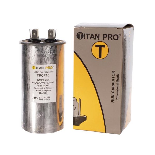 Titan Pro 40 MFD 440 V Round Run Capacitor Online Sale