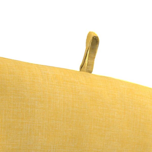 Jordan Manufacturing Yellow Polyester French Edge Chair Cushion 44 in. H X 22 in. W X 22 in. L Online now