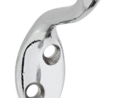 National Hardware 1.587 in. L Chrome Zinc Coat Hat Hook 75 lb. cap. 1 pk Fashion