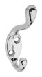 National Hardware 1.587 in. L Chrome Zinc Coat Hat Hook 75 lb. cap. 1 pk Fashion