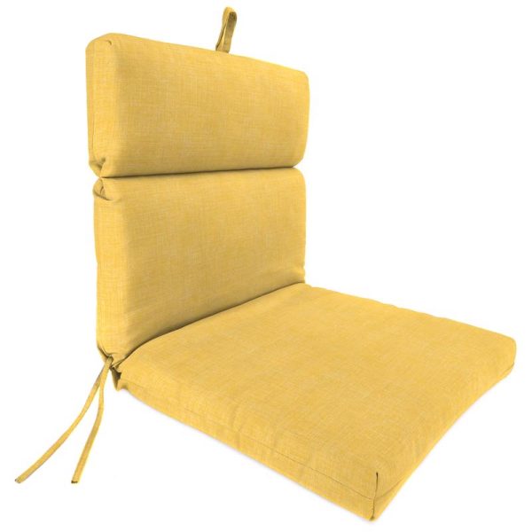 Jordan Manufacturing Yellow Polyester French Edge Chair Cushion 44 in. H X 22 in. W X 22 in. L Online now