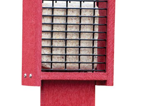 Woodlink Going Green Wild Bird 1 lb Plastic Wire Tail-prop Suet Feeder 2 ports For Discount