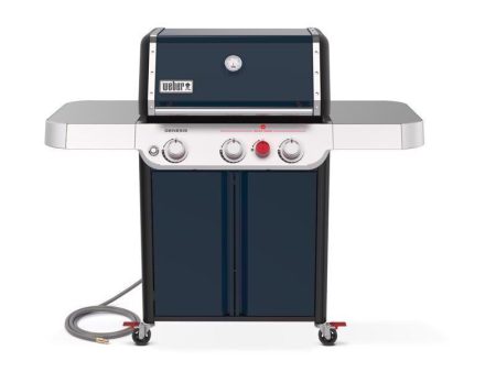 Weber Genesis SA-E-325 3 Burner Natural Gas Grill Indigo For Cheap