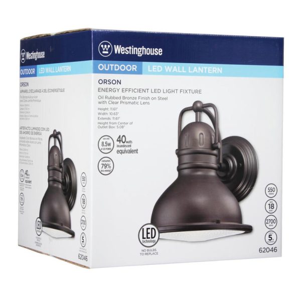 Westinghouse Oil Rubbed Bronze Switch LED Lantern Fixture Discount