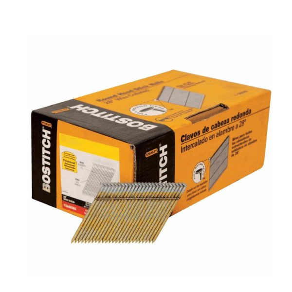 Bostitch 3 in. L X 10 Ga. Angled Strip Coated Stick Nails 28 deg 2,000 pk Cheap