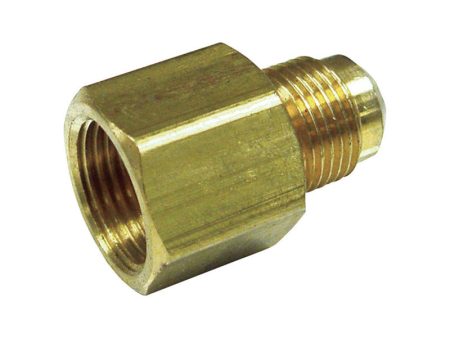 JMF Company 1 2 in. Female Flare X 3 8 in. D Male Flare Brass Reducing Adapter For Discount