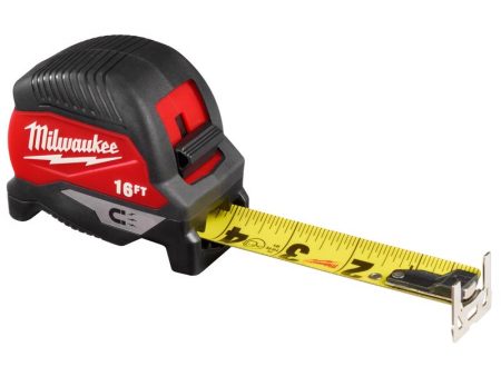 Milwaukee 16 ft. L X 1 in. W Compact Wide Blade Magnetic Tape Measure 1 pk For Discount