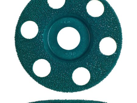 King Arthur s Tools Holey Galahad 4 in. Tungsten Carbide Bolt-On Sanding Disc Fine 1 pk For Cheap