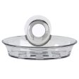 Better Living Impress Clear Gray Plastic Soap Dish Supply