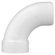 Charlotte Pipe Schedule 40 3 in. Spigot X 3 in. D Hub PVC 90 Degree Elbow 1 pk Hot on Sale