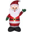 Gemmy Christmas Inflatable Santa Claus 48 in. Inflatable Supply