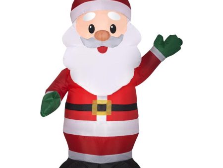 Gemmy Christmas Inflatable Santa Claus 48 in. Inflatable Supply